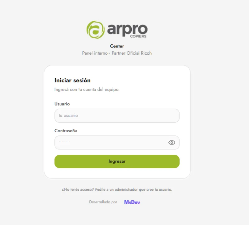 ARPRO Center