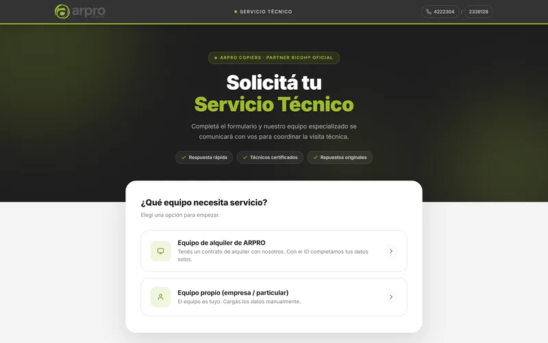 Soporte ARPRO